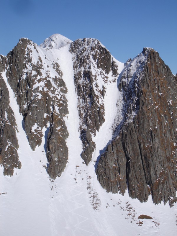 Combe Bronsin couloir SW rectiligne