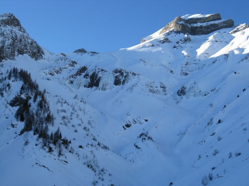 Partie inférieure - Bien prendre rive droite pour éviter les cascades