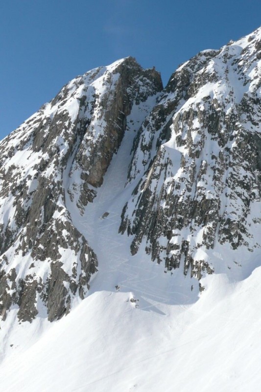 Brèche de Gargan : le couloir E