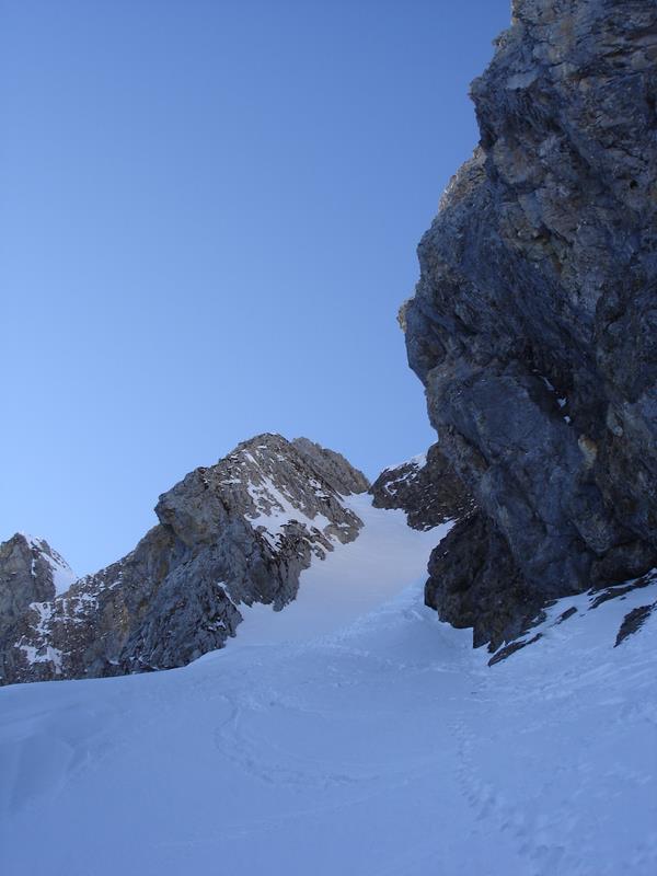 Partie supérieure du couloir N de la Mamule