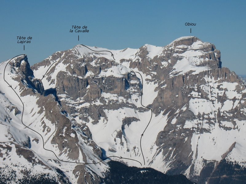 L'itinéraire presque complet (Photo PatdeGap)