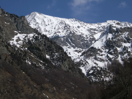 Rocher du lac face ouest