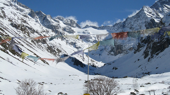 Col et Pointe de la Muande vus du refuge