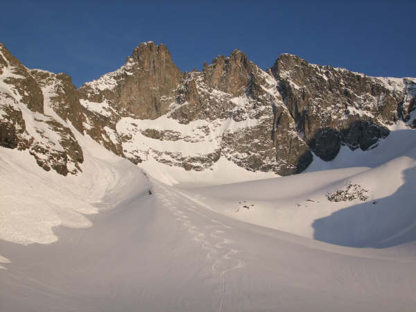 Sous le Grand Pic, point culminant du Massif.