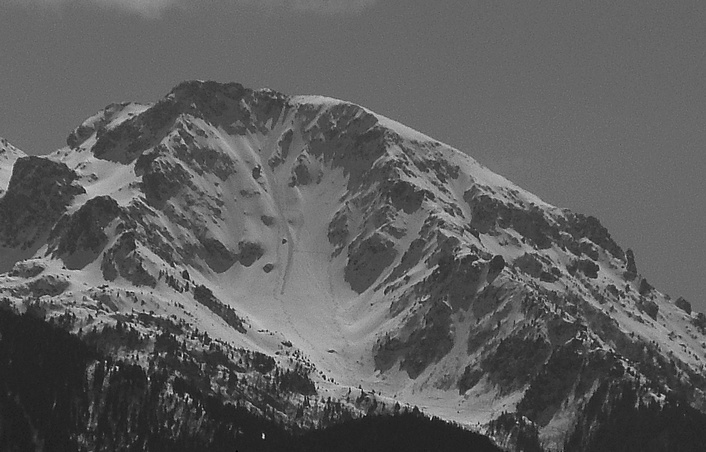 Grand Colon face N (depuis la vallée)