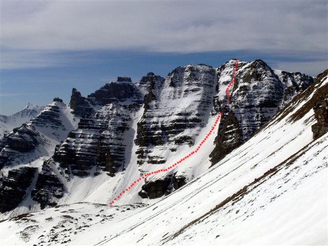 couloir Nord Est de Sanguineirette