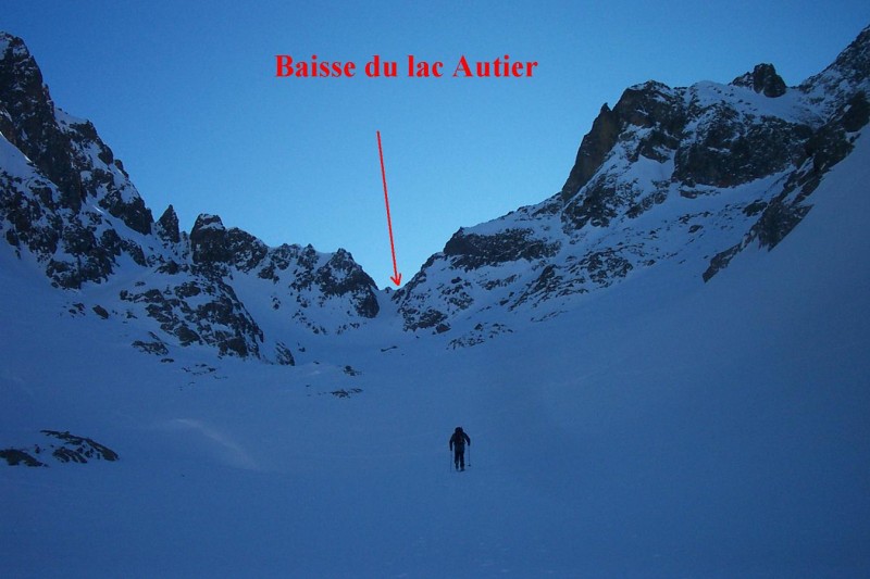 Baisse du lac Autier