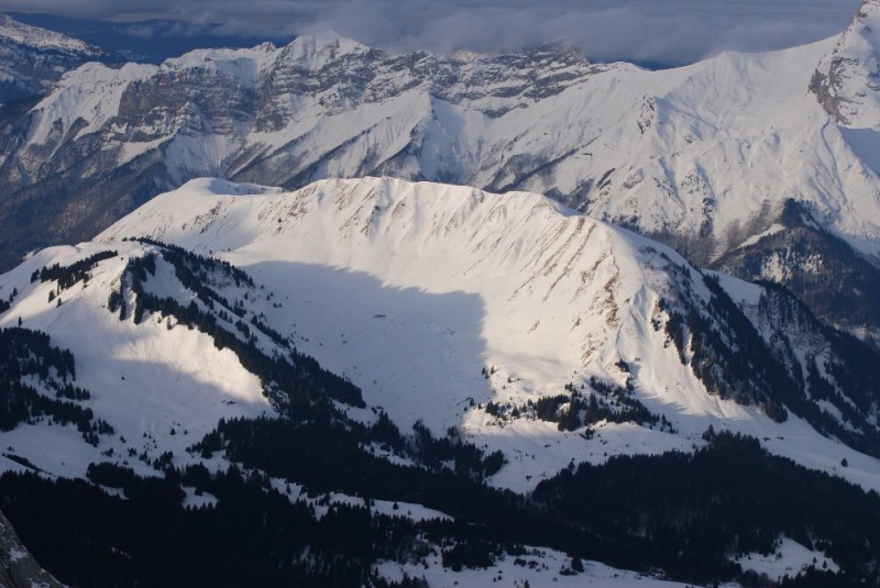 Versants Est et Nord de la Montagne de Sulens.