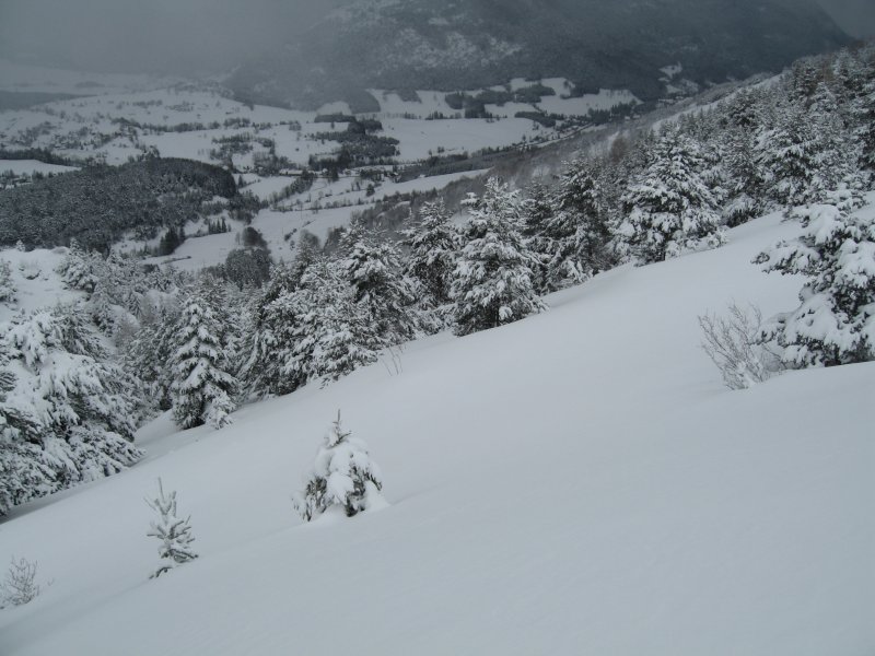 Vallon de Gresse sous la neige