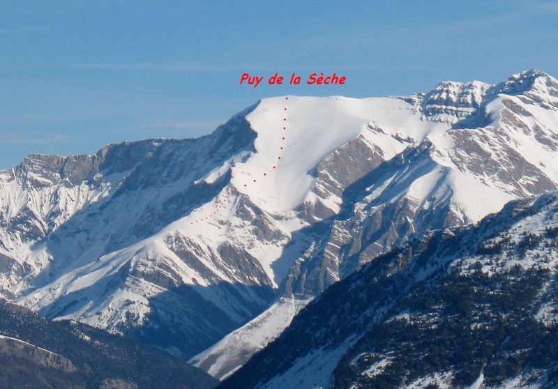 Puy de la Sèche, versant Sud