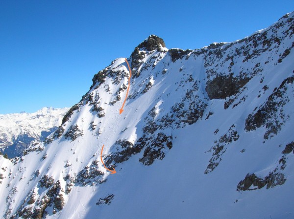 Face Nord du Pic du Frêne vue du Grand Crozet