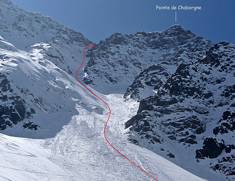 Couloir Nord de Chaborgne.