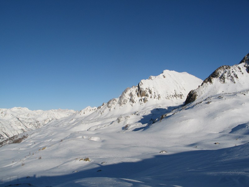 Le Monte Aver vu depuis le Col de la Lombarde