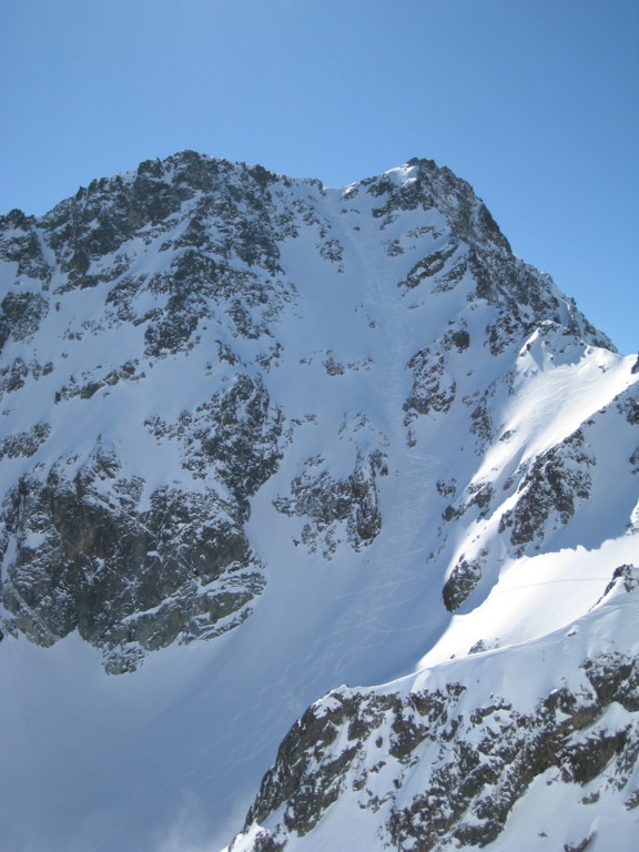 Le Couloir N du Charmet de l'Aiguille.