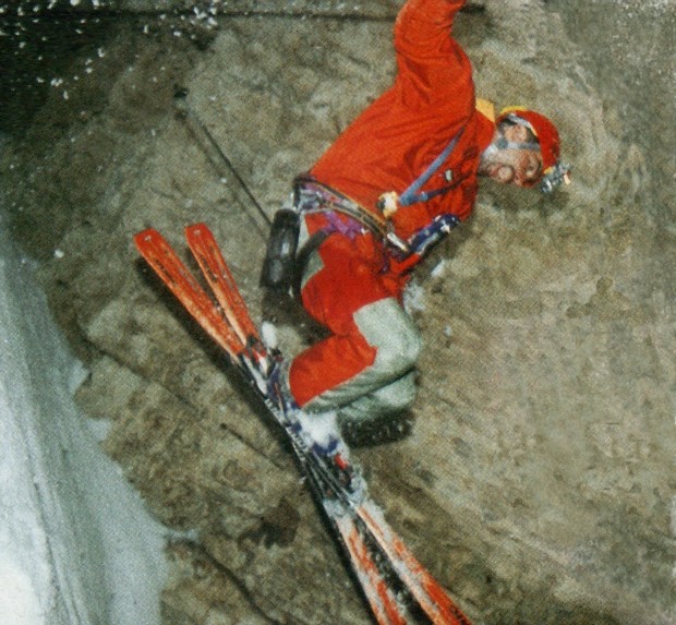 Descente de Luc Alphand en 1998.