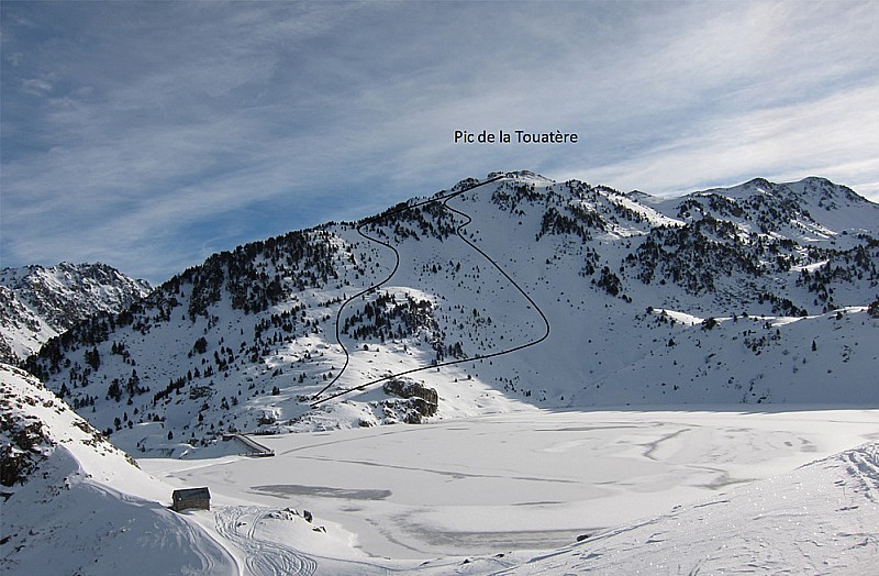 Pic de la Touatère - Face NW