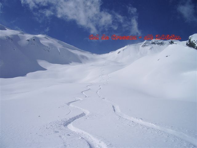 Vue du col depuis la chapelle des Chambeaux