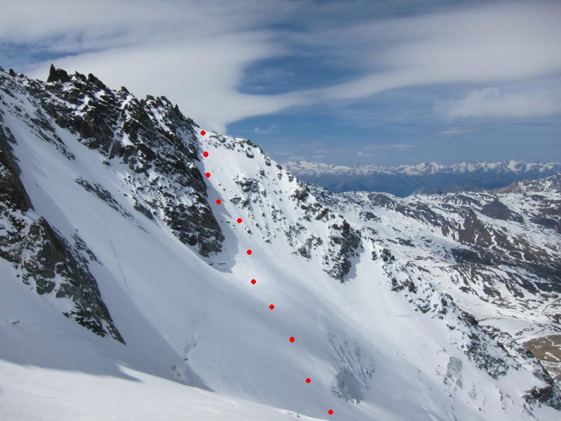 La Face NE du Roc des St Pères.