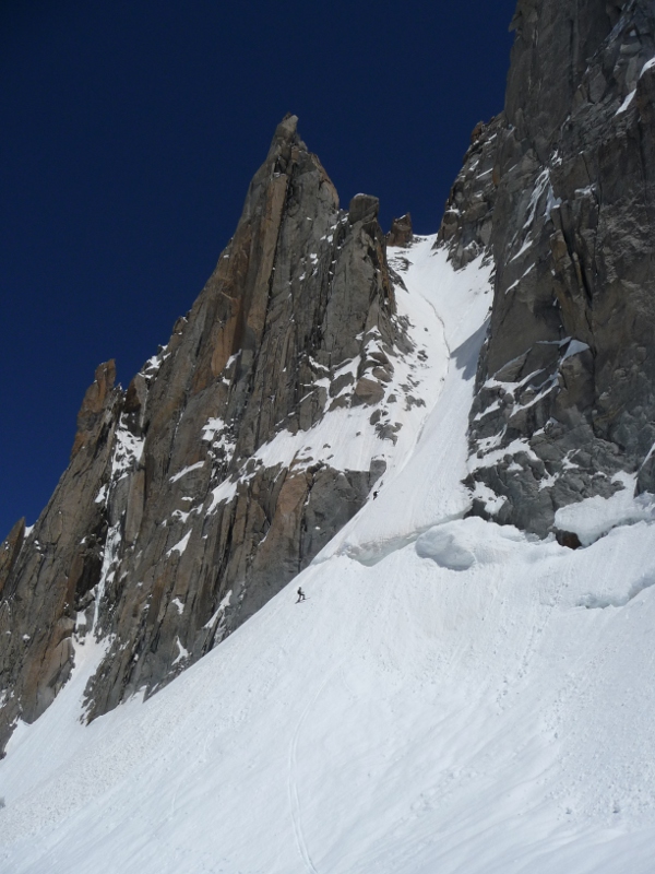 Couloir lors d'un très bon enneigement