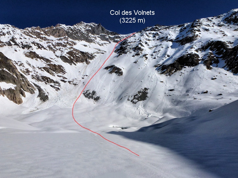 Col des Volnets versant Sud