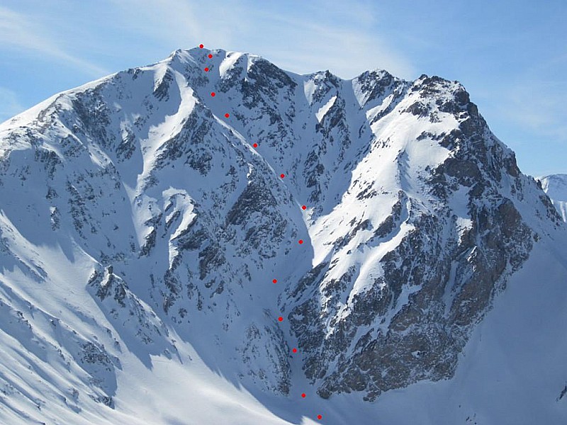 Le Couloir N de la Pte d'Emy.