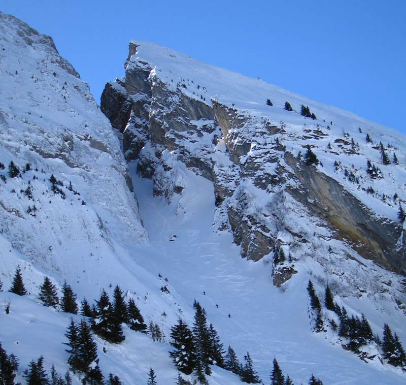 Le coillu vu du point 1675m.