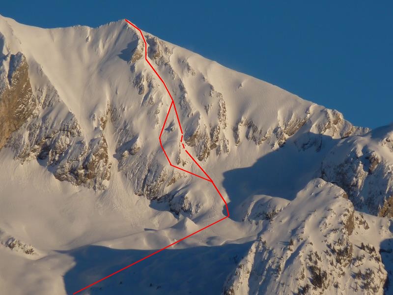 Couloir W de la Pointe S de l'Etale