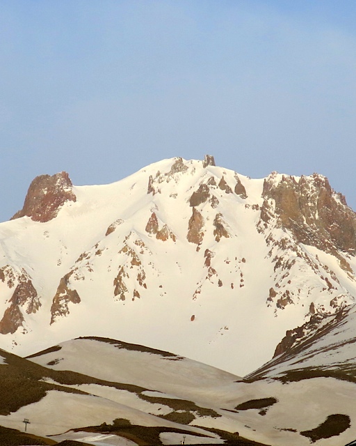Mont Erciyes (3916m), vu depuis la station de ski