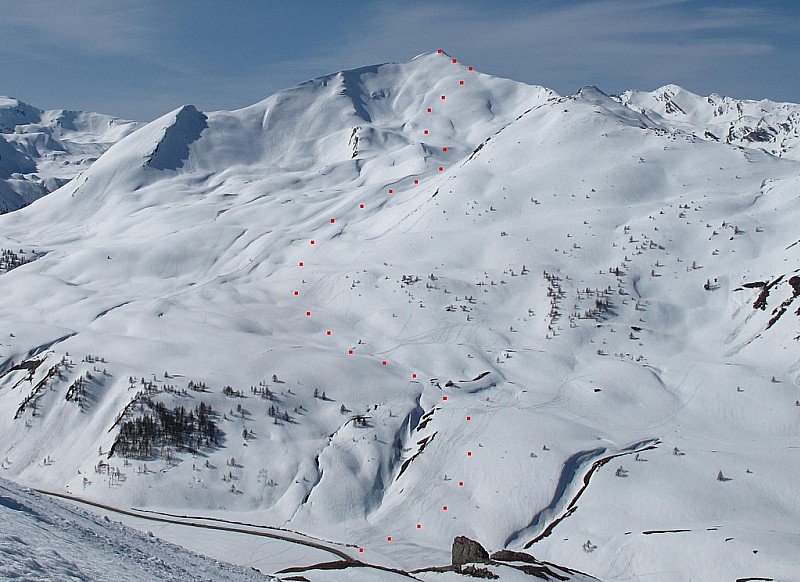 L'Enclause, versant Nord