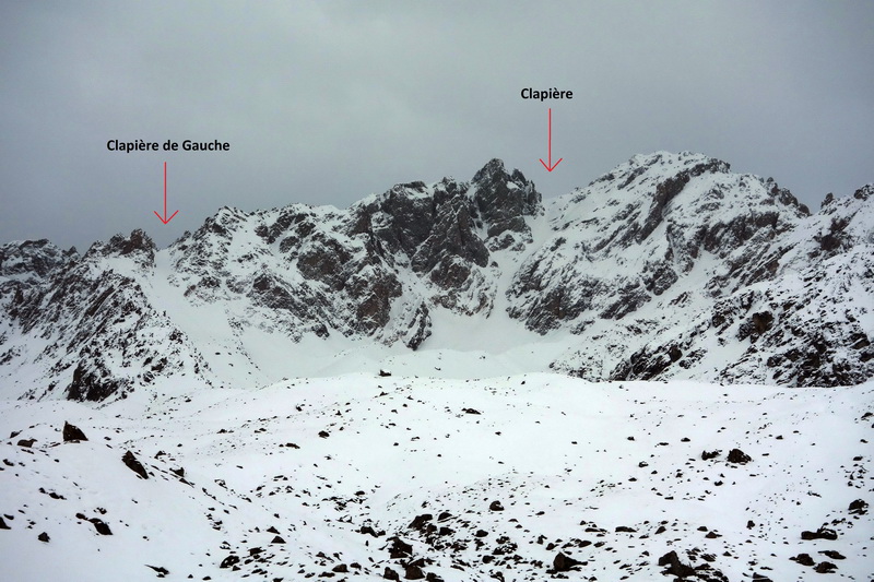 Couloirs de la Clapière et de la Clapière de Gauche