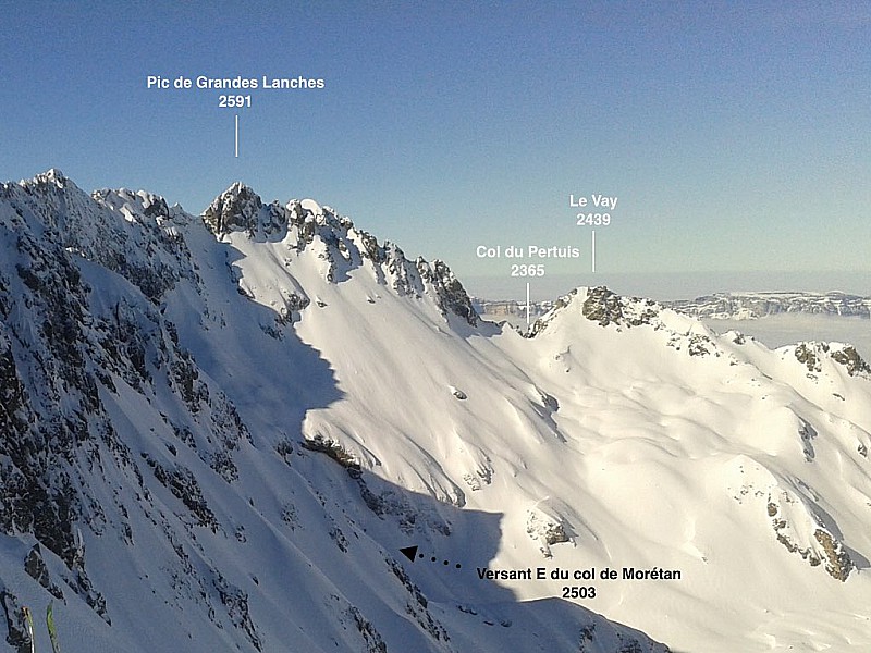 Vue depuis le col des Fontaines