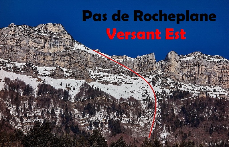 Pas de Rocheplane - Versant Est