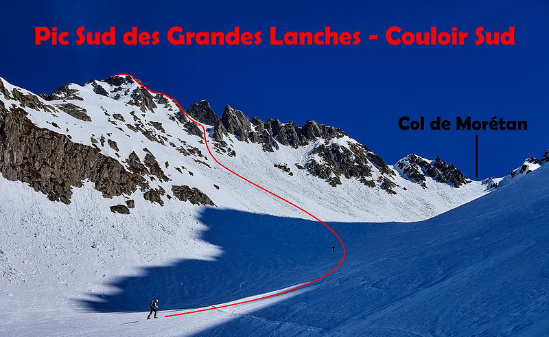 Pic Sud des Grandes Lanches - Couloir Sud