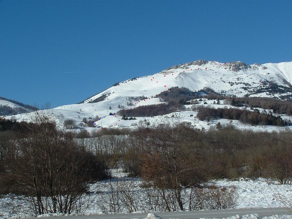 le pic de gleize depuis le col bayard