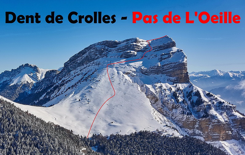 Dent de Crolles - Pas de L'Oeille