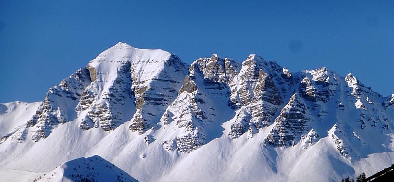 L'Eyssina avec de la neige