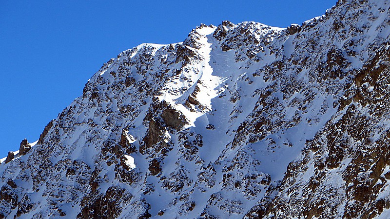 Variante du Bel Serre, haut du couloir.