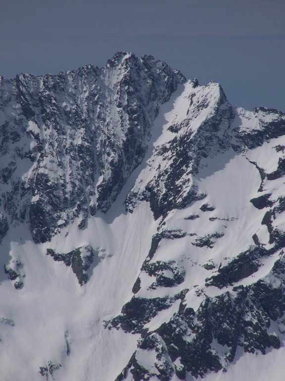 Le couloir vu du col du Burlan, mai 2006