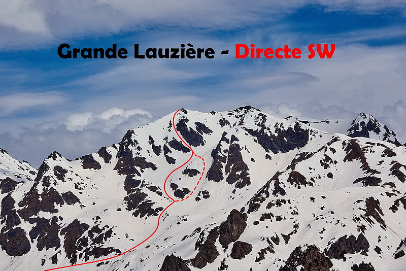 Grande Lauzière - Directe SW