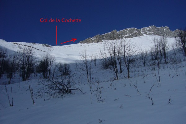 Sous le col de la Cochette