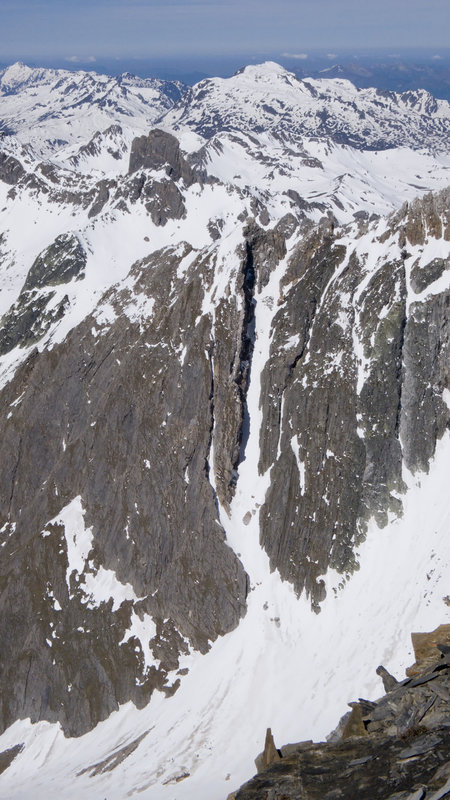 Le couloir vu du Roignais, le 4 juin 2006