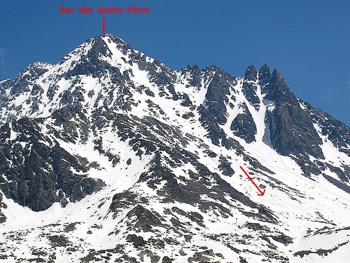 Roc de St-Pères, couloir W