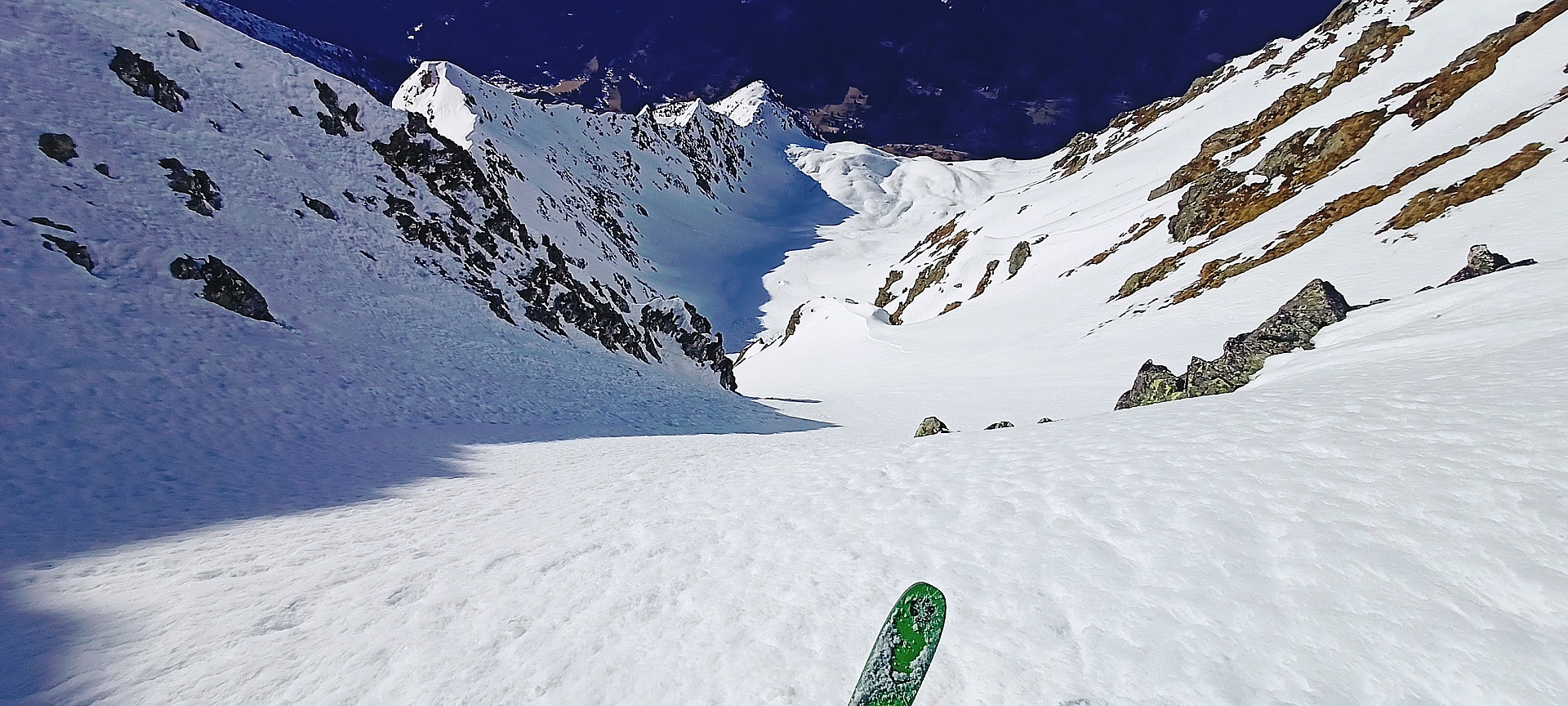 Départ du Couloir du Fond.