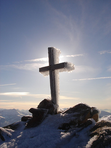 Sommet du Grands Monts dans les glaces