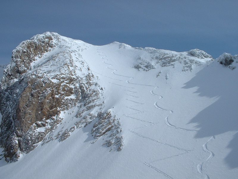 Ascension et descente de la face finale.