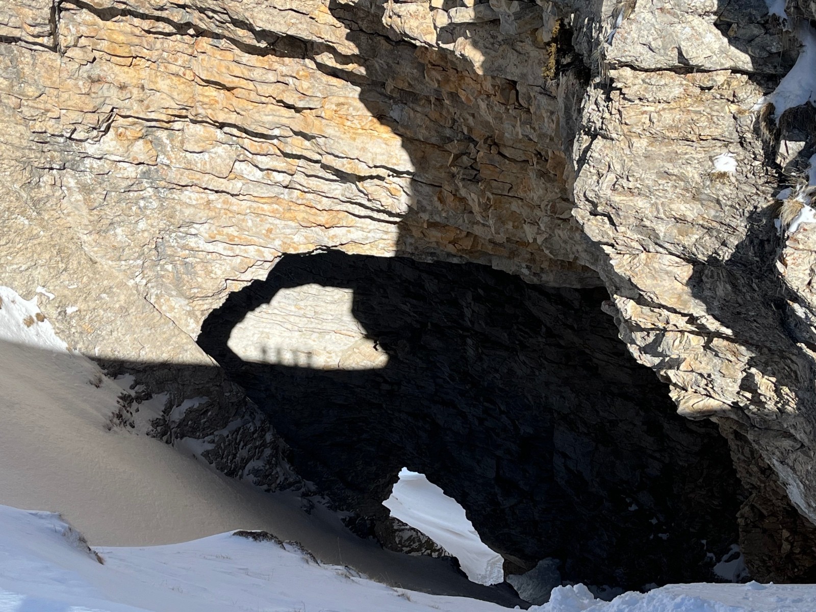 Journée Héroïque, plateau de Bure et combe Ratin à gogo ! - Les 4 héros du jour en ombre portée 