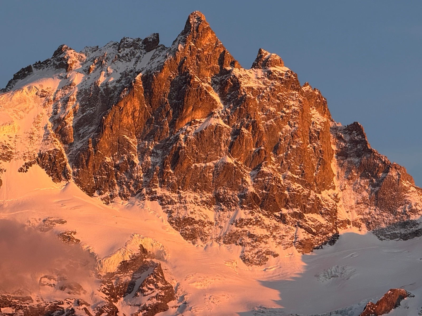 Pic des 3 Evêchés, Face N