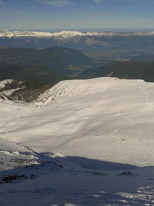 #7 Face W de descente : depuis la Croix du Sergent Pinelli. Face W de descente : depuis la Croix du Sergent Pinelli.