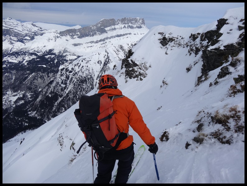 #2 Aiguillette des Houches : Traversée de 5m sous le sommet Aiguillette des Houches : Traversée de 5m sous le sommet