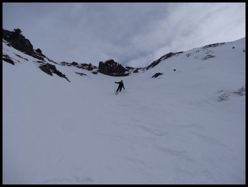 #3 Aiguillette des Houches : Marianne au début du couloir Aiguillette des Houches : Marianne au début du couloir